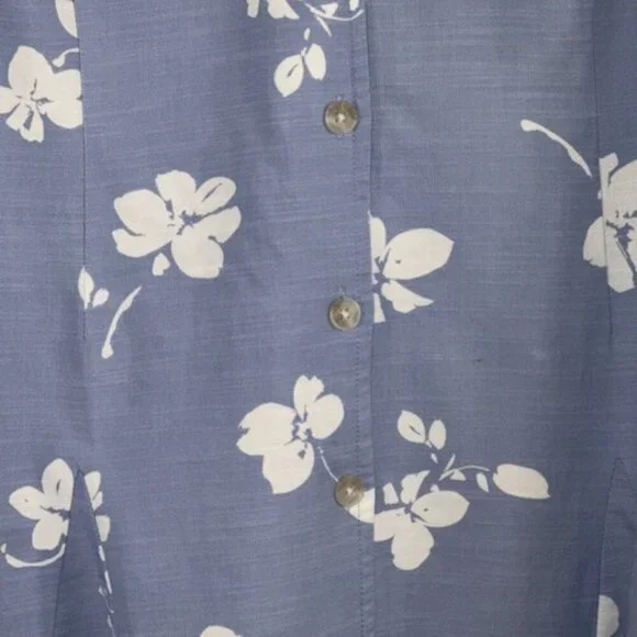 Universal Thread Blue Floral Midi Dress - Picture 8 of 8